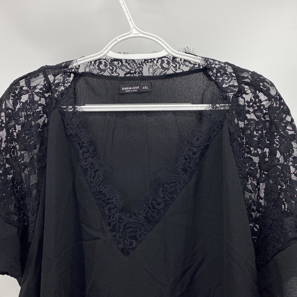 Shein Curve lace flutter sleeve date night girls night party - Picture 4 of 9